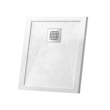 Terre 35-7/16" x 35-7/16" Square Shower Base with Reversible Drain