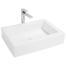 Voltaire 15-3/4" Rectangular Ceramic Vessel Bathroom Sink