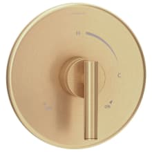 Dia Single Function Pressure Balanced Valve Trim Only with Single Lever Handle - Less Rough In