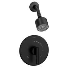 Dia Shower Trim Only Package with Single Function Shower Head and Single Lever Handle - Less Rough In Valve