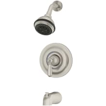 Allura Tub and Shower Trim Package with 1.5 GPM Multi Function Shower Head
