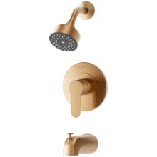 Identity Tub and Shower Trim Package with 2 GPM Single Function Shower Head and Diverter Tub Spout