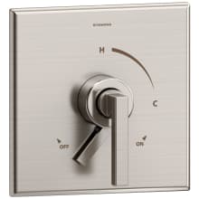 Duro Dual Function Pressure Balanced Valve Trim Only with Double Lever Handle and Volume Control - Less Rough In
