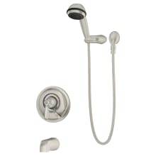 Allura Tub and Shower Trim Package with 1.5 GPM Multi Function Hand Shower