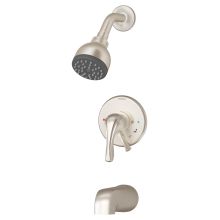 Origins Tub and Shower Trim Package with Single Function Shower Head with Double Lever Handle - No Rough In Valve Included