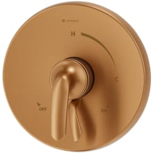 Elm Pressure Balanced Valve Trim Only with Single Lever Handle and Integrated Diverter / Volume Control - Less Rough In