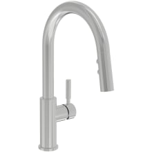 Dia 1.5 GPM Single Hole Pull Down Kitchen Faucet - Includes Optional Escutcheon