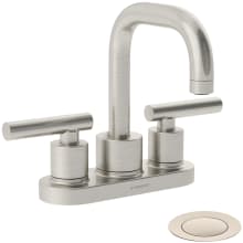 Dia 1.0 GPM Centerset Bathroom Faucet with Pop-Up Drain Assembly