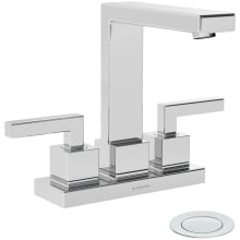 Duro 1.0 GPM Centerset Bathroom Faucet with Push Pop Drain Assembly