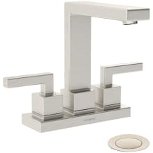 Duro 1.0 GPM Centerset Bathroom Faucet with Push Pop Drain Assembly