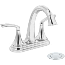 Elm 1.0 GPM Centerset Bathroom Faucet with Push Pop Drain Assembly