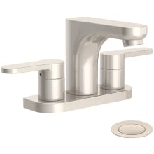 Identity 1.0 GPM Centerset Bathroom Faucet with Push Pop Drain Assembly
