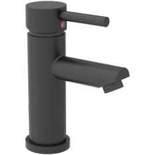 Dia 1.0 GPM Single Hole Bathroom Faucet with Push Pop Drain Assembly