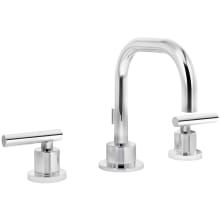 Dia Widespread Two Handle Bathroom Faucet with Drain Assembly (1.0 GPM)