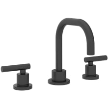 Dia 1.0 GPM Widespread Bathroom Faucet with Push Pop Drain Assembly