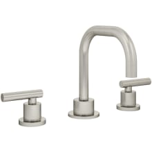 Dia 1.0 GPM Widespread Bathroom Faucet with Push Pop Drain Assembly