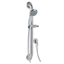 2.5 GPM Single Function Hand Shower - Includes Slide Bar, Hose, and Wall Supply