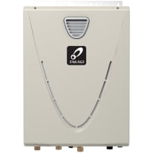 10 GPM 199,000 BTU 120 Volt Residential Outdoor Natural Gas Tankless Water Heater with Integrated Recirculation Pump and Ultra-Low NOx