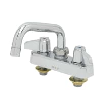 5.03 GPM 4"W Deck Mounted Utility Faucet - Includes Lever Handles