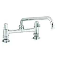5.25 GPM 8"W Deck Mounted Utility Faucet with 10" Swing Nozzle