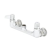 Wall Mounted Mixing Faucet with 8" Centers and Lever Handles - Less Nozzle