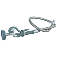 1.42 GPM Spray Valve with 44" Flexible Stainless Steel Hose and Adapter