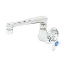 2.2 GPM Wall Mounted Single Hole Single Temperature Faucet - Includes Cross Handle and Cast Spout