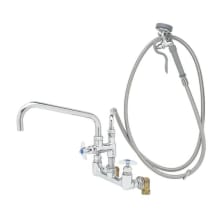 Big-Flo Mixing Faucet, 12" Nozzle, 104" Flex Hose, Spray Valve