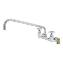 Big-Flo Mixing Faucet, Wall Mount, 8" Centers, 18" Swing Nozzle, 00LL Inlets