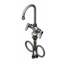 8.67 GPM Deck Mounted Single Hole Mixing Faucet - Includes Lever Handles and 5-3/4" Gooseneck Spout