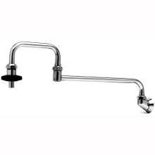 12.3 GPM Wall Mounted Utility Faucet with 24" Double Joint Swing Nozzle