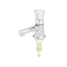 Sill Faucet, Self-Closing Metering, Push-Button, 1/2" NPSM Male Shank & 1/4" NPT Tailpiece