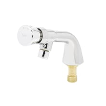 0.5 GPM Deck Mounted Single Temperature Single Hole Bathroom Faucet with Push Button Activation