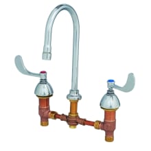 2.2 GPM Deck Mounted Lavatory Faucet with Adjustable Centers and 5-1/2" Rigid Gooseneck Spout