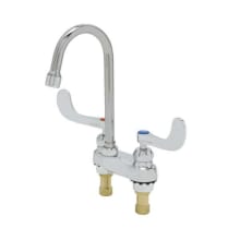 2.2 GPM 4" Deck Mounted Lavatory Faucet with 4-1/8" Swivel Gooseneck Spout