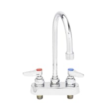 2.2 GPM 3-1/2" Deck Mounted Utility Faucet with 5-3/4" Swivel Gooseneck Spout