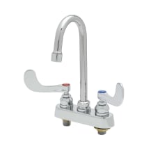 2.2 GPM 4" Deck Mounted Utility Faucet with 4-3/8" Swivel Gooseneck Spout