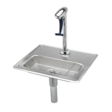 Glass Filler Water Station, 8" Pedestal Glass Filler and Drip Pan