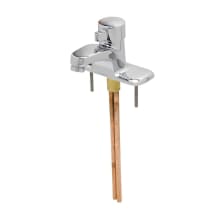 0.5 GPM 4" Centerset Deck Mounted Lavatory Faucet with Temperature Adjusting Push Button Activation