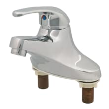 2.2 GPM 4" Centerset Deck Mounted Lavatory Faucet with Integral Spout and Single Lever Handle