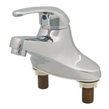 0.5 GPM Vandal Resistant 4" Centerset Deck Mounted Lavatory Faucet with Integral Spout and Single Lever Handle