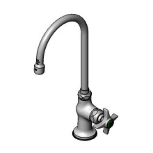 2.2 GPM Deck Mounted Single Temperature Single Hole Laboratory Faucet - Includes Cross Handle
