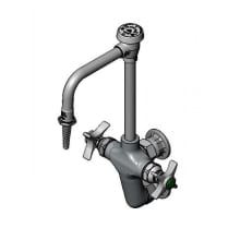 4.21 GPM Wall Mounted Mixing Faucet with Serrated Tip Outlet