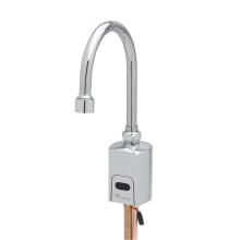 0.5 GPM Single Hole Deck Mounted Electronic Sensor Lavatory Faucet with Rigid/Swivel Gooseneck Spout and Control Module