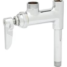 Add-On Faucet with 6" Swing Nozzle, Stream Regulator Outlet and Lever Handle