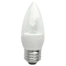 Single 5 Watt Clear Dimmable B11 Medium (E26) LED Bulb - 3000K