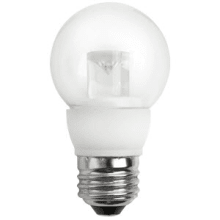 Single 5 Watt Clear Dimmable G16 Medium (E26) LED Bulb - 2700K
