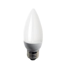 Single 7 Watt Frosted Dimmable B13 Medium (E26) LED Bulb - 2700K