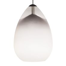 Alina 1 Light Monopoint Halogen 12v Mini Pendant with Hand-Blown White Glass and 4" Canopy