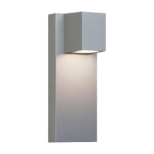 Quadrate 13" Tall Warm Color Dimming LED Outdoor Wall Sconce